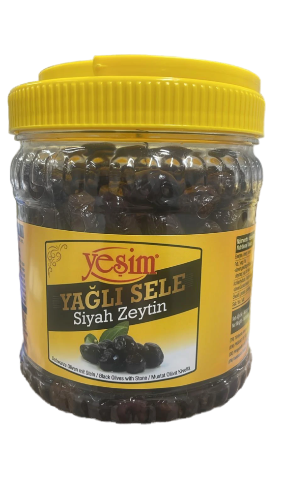 Yesim Yagli Sele Siyah Zeytin / Musta oliivi kivellinen 700g PET - Oliivisäilykkeet - 19648 - 1