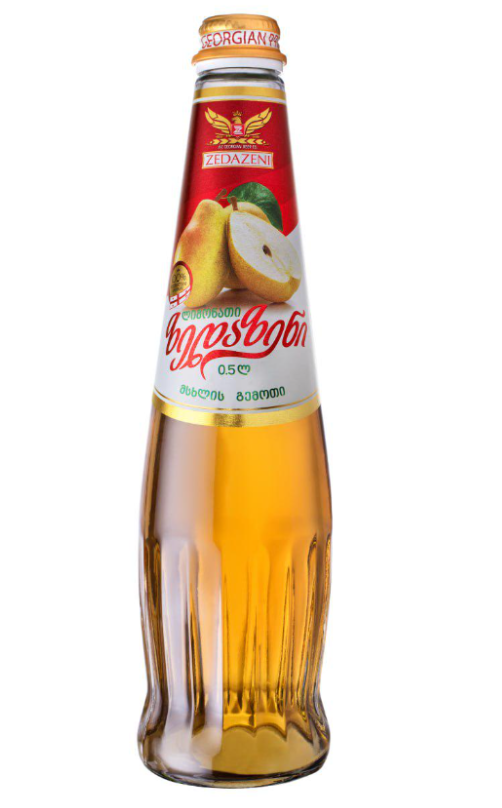 Zedazeni Päärynä virvoitusjuoma SOKERITON 0,5L CAM - Limonadit ja virvoitusjuomat - 19438 - 1