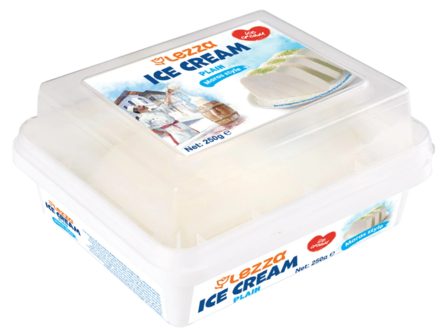 111106 Lezza Maras Ice Cream Plain / Vanilja Jäätelö 250g - Pakastemakeiset ja -jälkiruoat - 19099 - 1