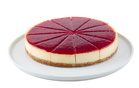 901804 Lamour Rasberry Cheesecake / Vadelmajuustokakku 2,5kg - Pakastemakeiset ja -jälkiruoat - 9009 - 1