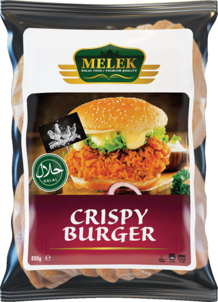 Melek Chicken Crispy Burger 800g - Kana pakasteet - 21299 - 1