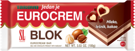 Takovo Eurocrem block / Suklaapatukka 100g - Patukat - 4679 - 1