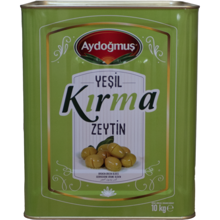 Aydogmus Yesil Kirma Zeytin / Rikotut vihreät oliivit 10kg TNK - Oliivisäilykkeet - 8429 - 1