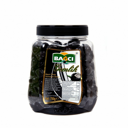 Bagci Siyah Zeytin Gemlik/ Musta Oliivi 700g PET - Oliivisäilykkeet - 619 - 1