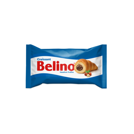 Belino Croissant täytettynä hasselpähkinällä 80g - Täytekeksit ja vohvelit - 19909 - 1