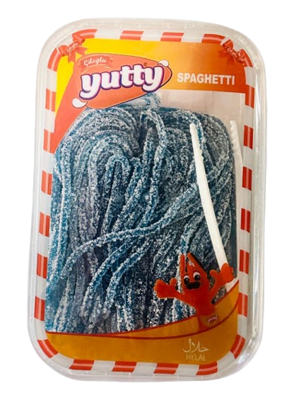 Ciloglu Yutty Spagetti Sour Raspberry flavor/ Karkki 225g - Irtomakeiset - 16999 - 1