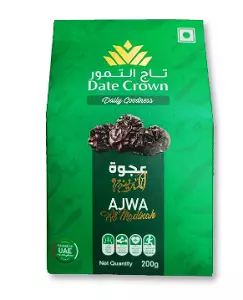 Date Crown Ajwa Al Madinah Dates / Taateli 200g - Kuivatut hedelmät - 14339 - 1