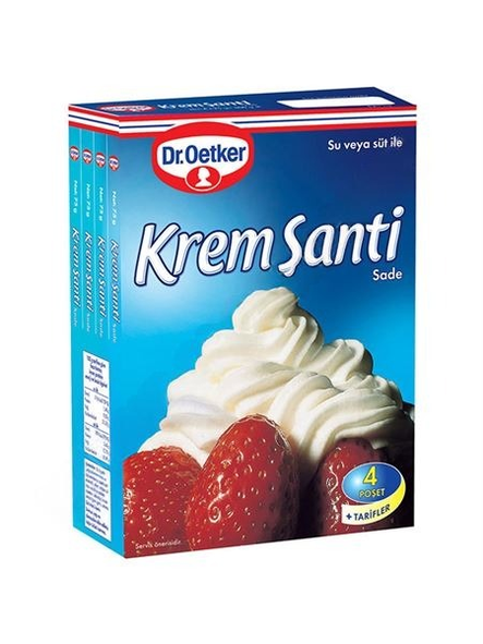 Dr. Oetker Krem Santi Sade 4er / Kermavaahto 288g - Vanukkaat ja jälkiruoka-ainekset - 2109 - 1