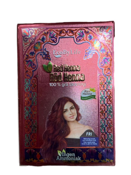 ECOBYLIFE Red Henna 35g - Kosmetiikka - 19159 - 1