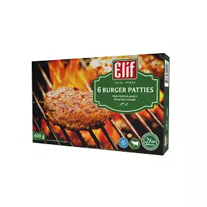 Elif Beef Hamburger / Naudanliha Pihvi 6kpl 600g - Nauta pakasteet - 2339 - 1