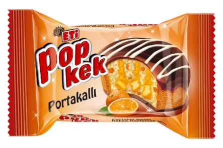 Eti Popkek Portakalli Appelsiinikakku 45g - Täytekeksit ja vohvelit - 14359 - 1