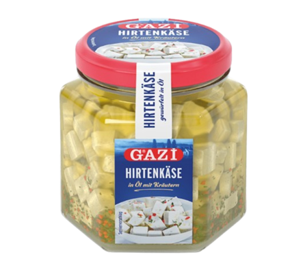 Gazi Juusto Oljyssä Yrteillä 300g - Feta-juustot - 20939 - 1