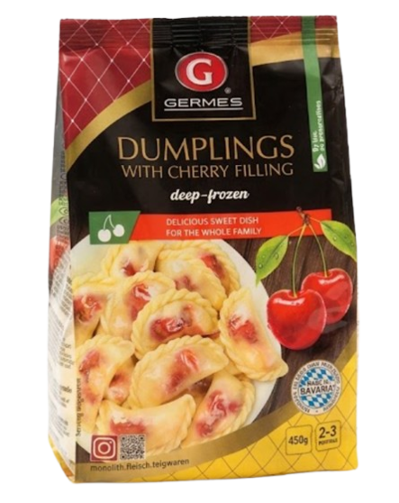 Germes Dumpling with Cherry/ Nyytit Kirsikkatäytteellä 450g - Makeat leivonnaiset - 20489 - 1