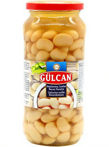 Gulcan Beyaz Fasulye/ Valkoisetpavut 580g CAM - Papu- ja linssisäilykkeet - 18969 - 1