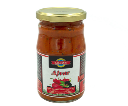 Kelmendi Ajvar Scharf Aci/ Paprikatahna Tulinen 370g - Tomaatti- ja paprikasäilykkeet - 3319 - 1