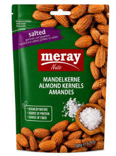 Meray Badem Ici Tuzlu&Kavrulmus / Manteli paahdetut&suolatut 150g - Pähkinät - 11599 - 1