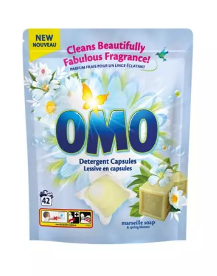 Omo Marseille Soap Pyykinpesukapseli 42W 840g - Pyykinpesuaineet ja -tarvikkeet - 15699 - 1