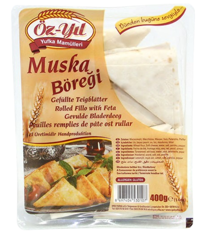 Öz Yil Muska Börek / Rullattu fetan kanssa 400g - Valmisruokasäilykkeet - 5409 - 1