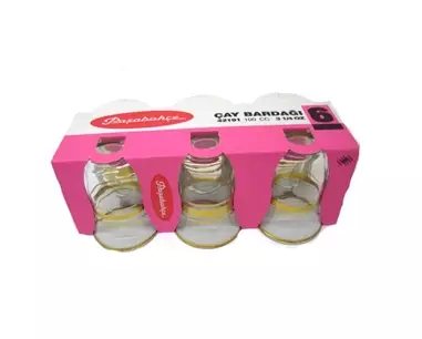 Pasabahce Cihangis Optik Teelasi 6pcs 42191 - Astiat ja aterimet - 11139 - 1