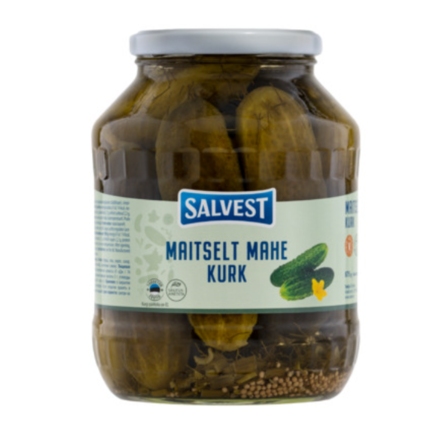 Salvest Marinated Cucumbers/ Mieto Suolakurkku 675g CAM - Kurkkusäilykkeet - 19839 - 1