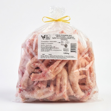 Top Choice Poultry Chicken Feet Kananjalka 1kg - Kana pakasteet - 14879 - 1