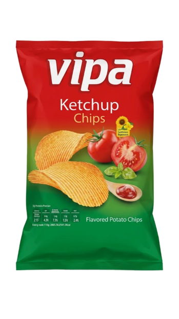 Vipa Chips Ketchup Sipsi 80g - Sipsit - 19729 - 1