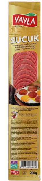 Yayla Sucuk Garlic Sausage / Viipaloitu valkosipulimakkara 200g Gold Edition - Sucuk makkarat - 17869 - 1