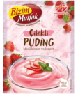 Bizim Mutfak Strawberry Puding/ Mansikka Vanukasjauhe 120g - Vanukkaat ja jälkiruoka-ainekset - 19069 - 1