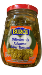 Burcu Jalapeno Biber Tursu / Viipaloidut jalapeno suolaliemessä 1500g CAM - Pepperonisäilyke - 16749 - 1