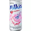 Lotte Milkis Stawberry Carbonated Drink 250ml TNK - Limonadit ja virvoitusjuomat - 11529 - 1