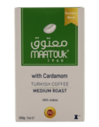Maatouk Turkish Medium Roast Coffee w. Cardamom/ Pahdettu Kahvi 200g - Kahvit - 21309 - 1