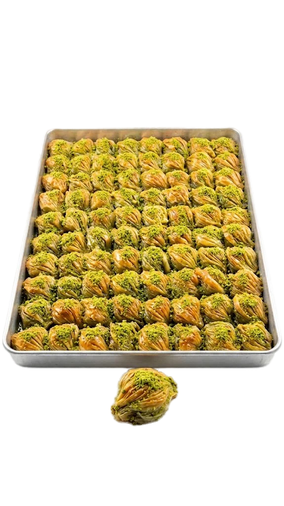 600125E Elite Midyei Baklava with Pistachio 3kg - Pakastemakeiset ja -jälkiruoat - 19699 - 1