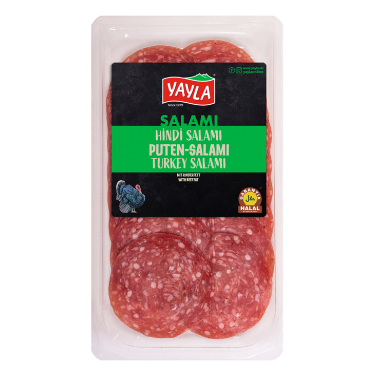 Yayla Hindi Salami / Kalkkuna salamiviipale 80g - Kalkkuna leikkeleet ja makkarat - 11539 - 1