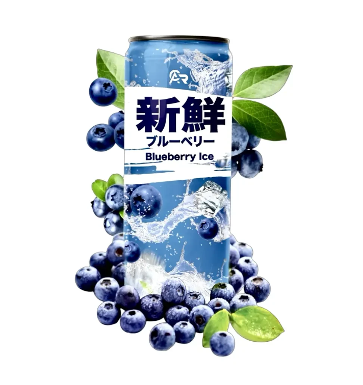 Fresh Blueberry Ice Virvoitusjuoma 330ml TNK - Limonadit ja virvoitusjuomat - 17639 - 1