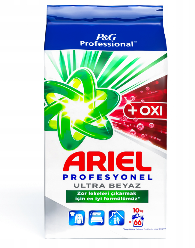 Ariel Profesional Ultra Beyaz/ Pyykinpesujauhe 10kg - Pyykinpesuaineet ja -tarvikkeet - 18849 - 1