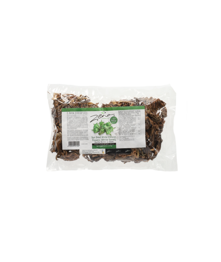 Zena Dried White Hibiscus/ Kuivattu Valkoinen Hibiscus 125g - Terveys teet - 19299 - 1