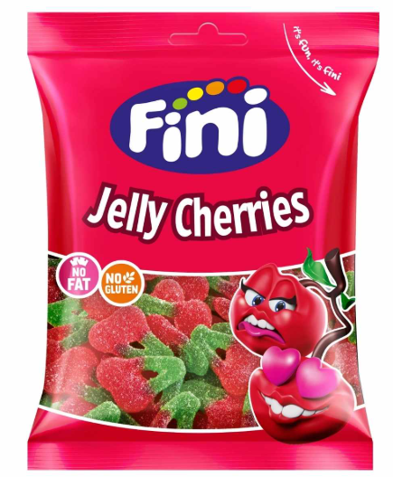 Fini Jelly Cherries Karkkippussi 75g - Irtomakeiset - 20239 - 1