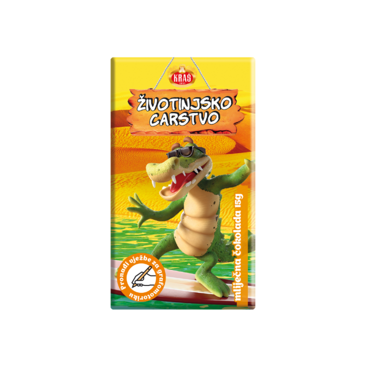 Kras Animal Kingdom Chocolate/ Suklaalevy 15g - Suklaat - 21029 - 1