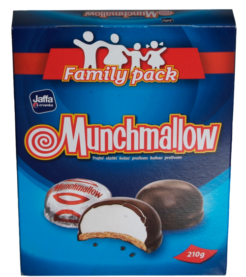 Jaffa Crvenka Munchmallow Family Pack/ Keksi 210g - Täytekeksit ja vohvelit - 21039 - 1