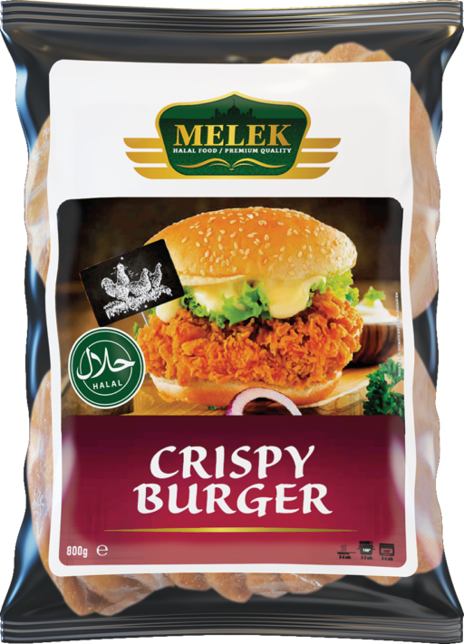 Melek Chicken Crispy Burger 800g - Kana pakasteet - 21299 - 1