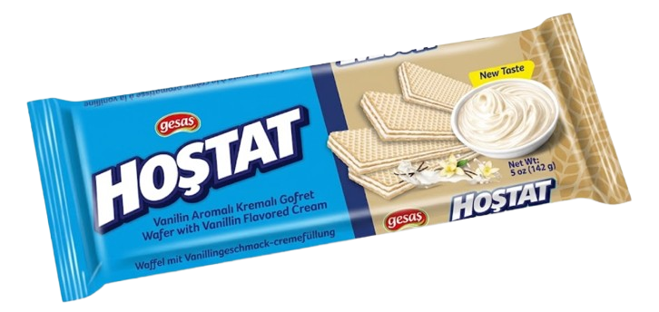 Gesas Wafer w Vanilla Cream/ Vohveli Vaniljakreemitäytteellä 142g - Täytekeksit ja vohvelit - 21649 - 1