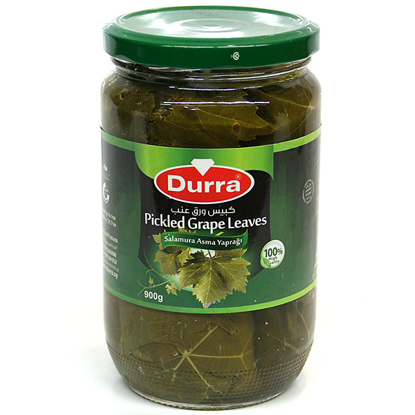 Durra Pickled Grape Leaves / Viinirypälelehti 850g CAM - Vihannessäilykkeet - 2179 - 1