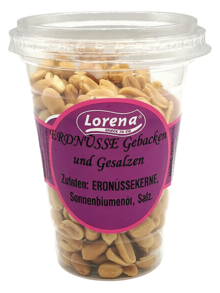 Lorena To Go R&S Peanuts Cup/ Maapähkinät 160g - Pähkinät - 9439 - 1