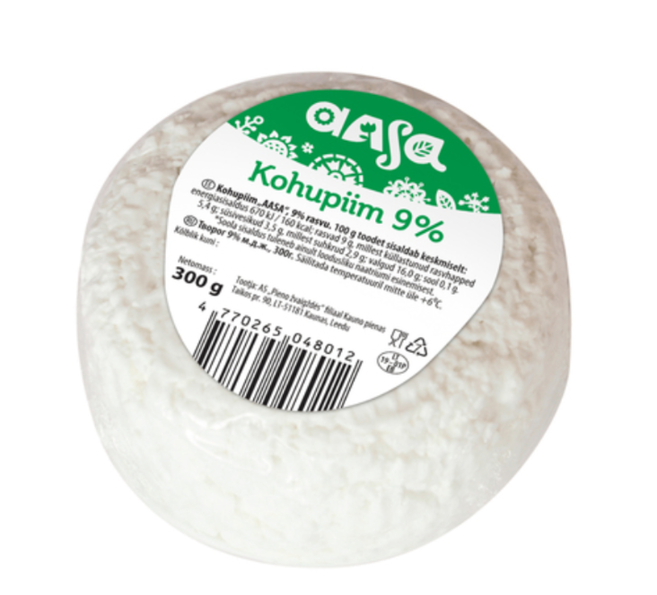 Aasa Rahka 9% 300g - Maidot - 19809 - 1