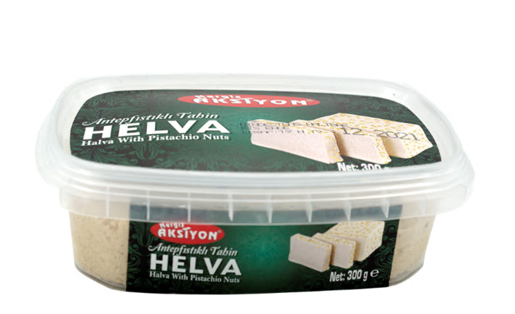 Aksiyon Antep fistikli tahin Helva / Pistaasi Halva 300g - Turkish Delight & Halvat - 279 - 1