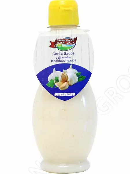 Arabian Garden Garlic Sauce Valkosipulikastike 250ml PET - Salaattikastikkeet - 13819 - 1