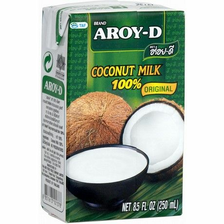 Aroy-D Coconut Milk / Kookosmaito UHT 17,5% 250ml - Maidot - 8599 - 1