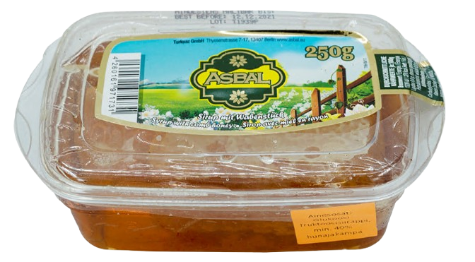 Asbal Petekli Bal Tabak / Hunajakenno 250g - Hunajat - 499 - 1