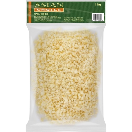 Asian Choice Garlic Dices / Silputtu valkosipuli 1kg - Pakaste vihannekset - 10649 - 1