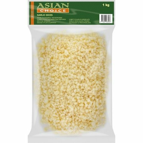 Asian Choice Garlic Dices / Silputtu valkosipuli 1kg - Pakaste vihannekset - 10649 - 1